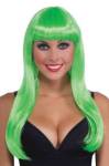 Sassy Long Wig - Neon Green